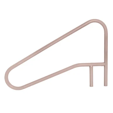 Saftron CBRTD-354-B 54″ x 32″ Beige 3-Bend Cross-Braced Return-to-Deck Slope in Water Handrail