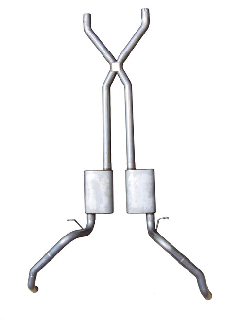 Pypes Performance Exhaust SGF60 Crossmember Back w/X-Pipe Exhaust System
