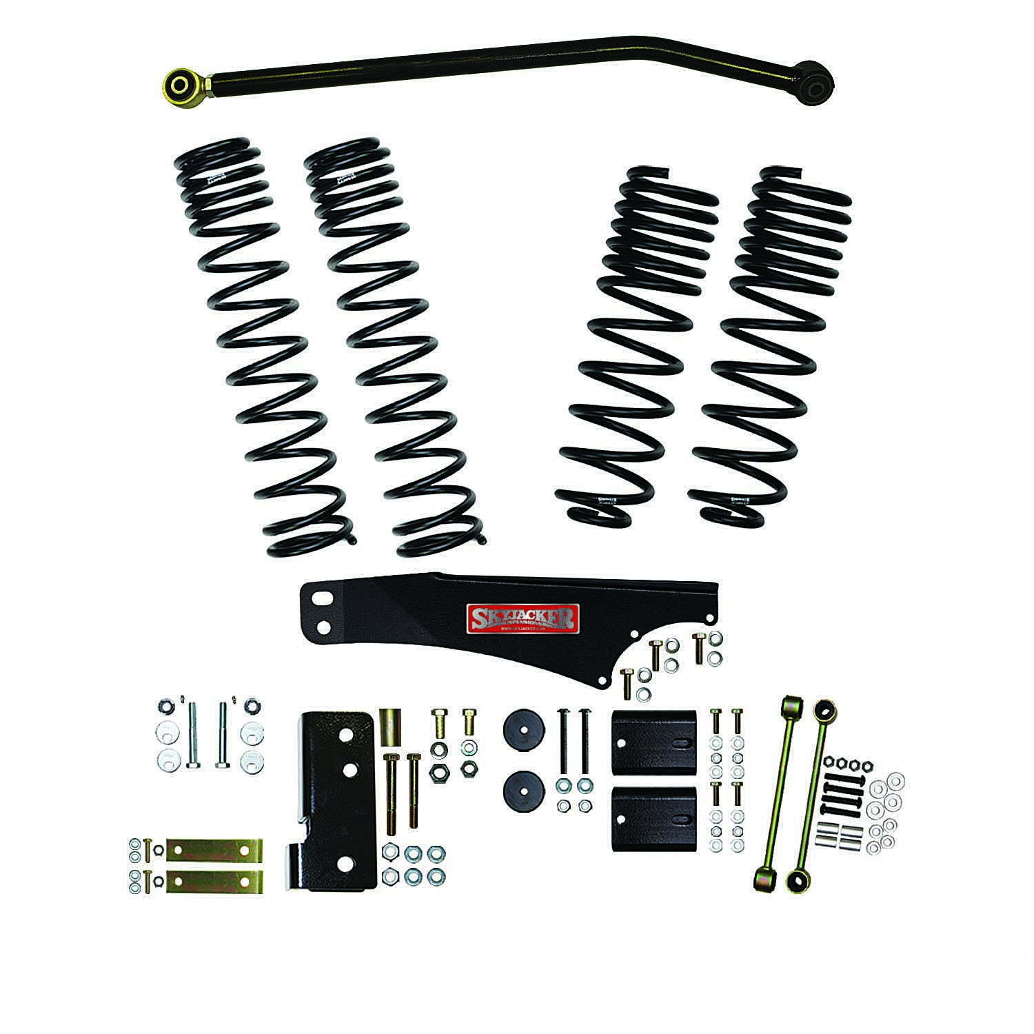 Skyjacker JK40BLT 4" Component Box with Dual Rate Long Travel Coil Springs for 07-18 Jeep Wrangler JK