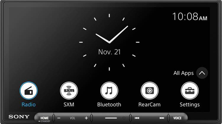 Sony XAV-AX6000 Bezel-less Digital Multimedia Receiver Without Install Kit