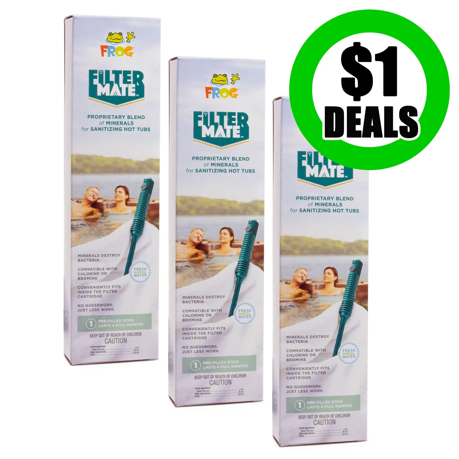 Spa Frog Filter Mate – Year’s Supply 3-Pack
