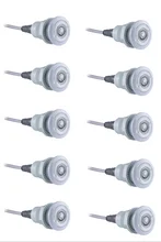 SR Smith 10 Pack MICRO RGB Color LED Light, 12V, 2W, 80′ Cord, FLED-TM-C-PK10