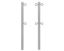 SR Smith 3′ Line and Crowed Control Stanchion Post with 4 Eyebolt – ST-102