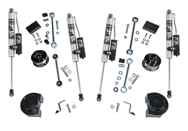RealTruck Superlift K187FX 2.5" Spacer Kit with Fox 2.0 Reservoir Shocks for 18-23 Jeep Wrangler JL 2-Door & Unlimited JL 4-Door