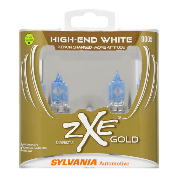 Sylvania 9005SZG.PB2 #9005 SilverStar zXe Gold Halogen Headlight Bulb 2 Pack