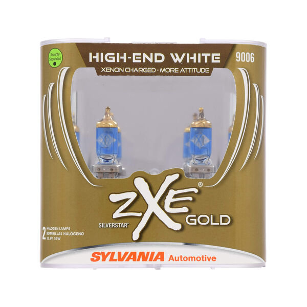 Sylvania 9006SZG.PB2 #9006 SilverStar zXe Gold Halogen Headlight Bulb 2 Pack