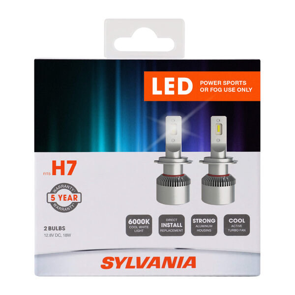 Sylvania H7SL.BX2 #H7 LED Fog & Powersports Bulb 2 Pack