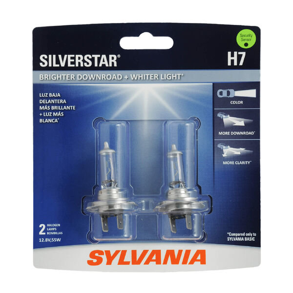 Sylvania H7SU.BP2 #H7 SilverStar Ultra Halogen Headlight Bulb 2 Pack