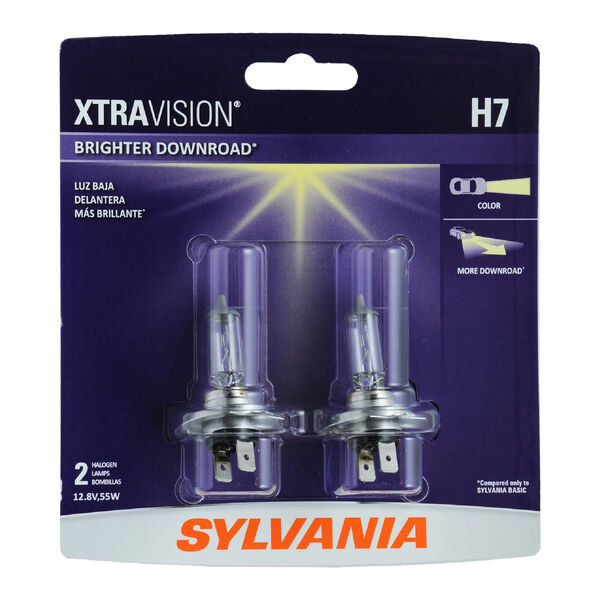 Sylvania H7XV.BP2 #H7 XtraVision Halogen Headlight Bulb 2 Pack