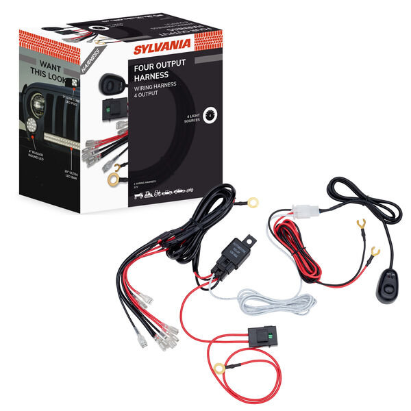 Sylvania LBARHRNS4PV2.BX Universal 4 Output LED Wiring Harness