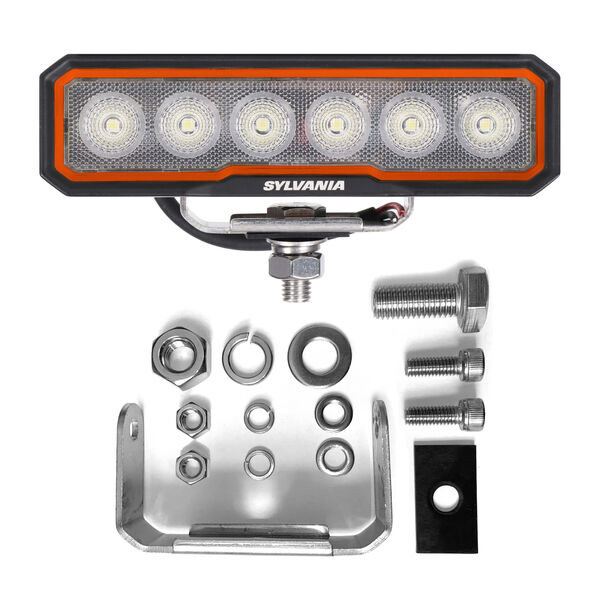 Sylvania RGBAR6INFL.BX Rugged LED Light Bar - Flood Beam 6 Inch