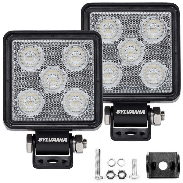 Sylvania SLMCUB3INFL2V2.BX2 Slim 3" LED Pod Cube -Flood Light