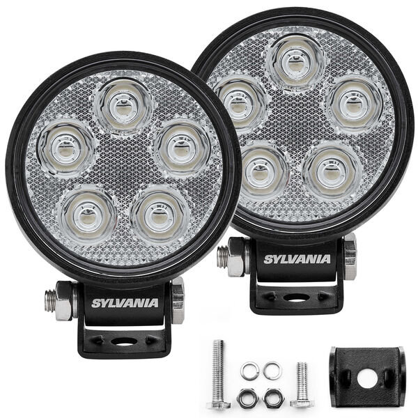 Sylvania SLMRND3INSP2V2.BX2 3" LED Slim PodRound -Spot Light