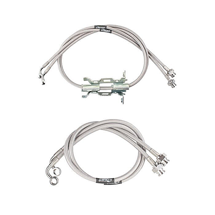 Synergy Manufacturing Stainless Braided Brake Line Kit for 20-26 Jeep Gladiator JT
