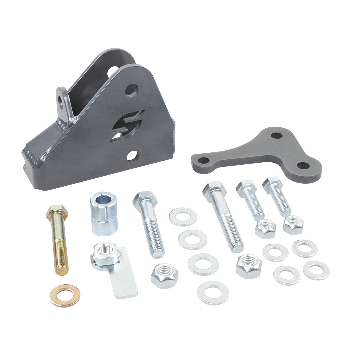 Synergy Manufacturing 8855-11 Front Track Bar Relocation Bracket for 18-26 Jeep Wrangler JL & 20-26 Gladiator JT