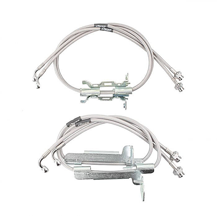 Synergy Manufacturing Stainless Braided Brake Line Kit for 18-26 Jeep Wrangler JL