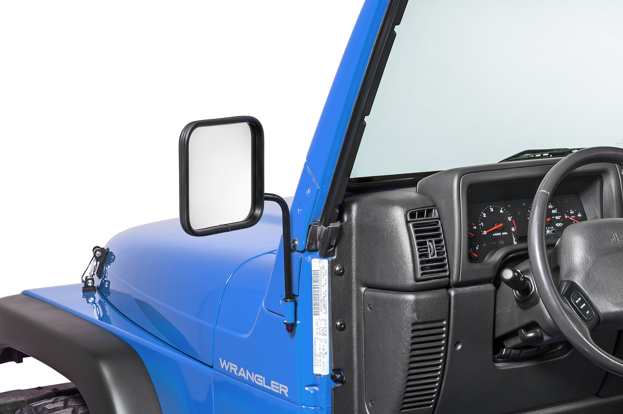 TACTIK Adventure Side Mirrors for 76-26 Jeep Wrangler JL, JK, TJ, YJ, CJ & Gladiator JT