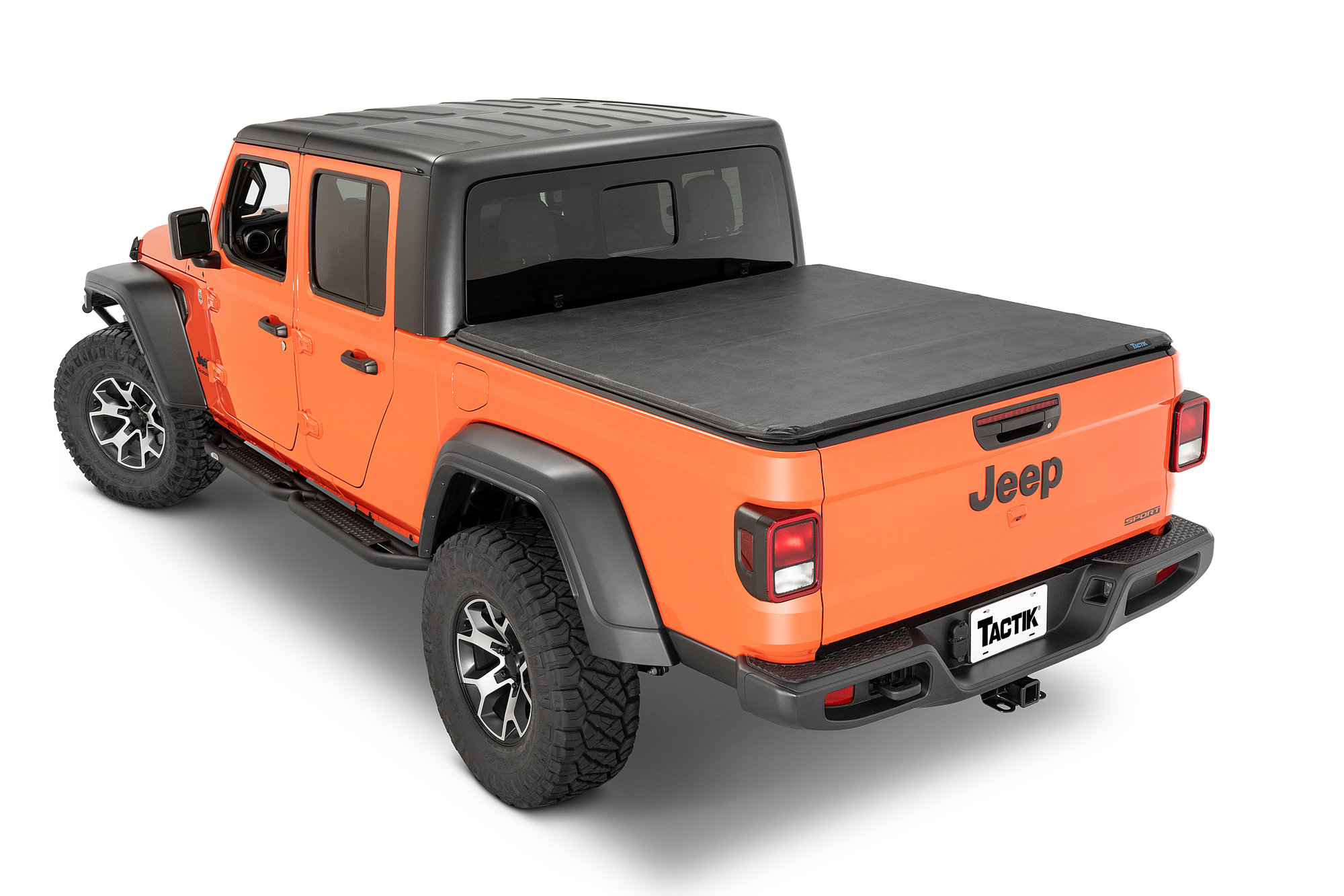 TACTIK Lock & Roll Up Tonneau Coverfor 20-26 Jeep Gladiator JT