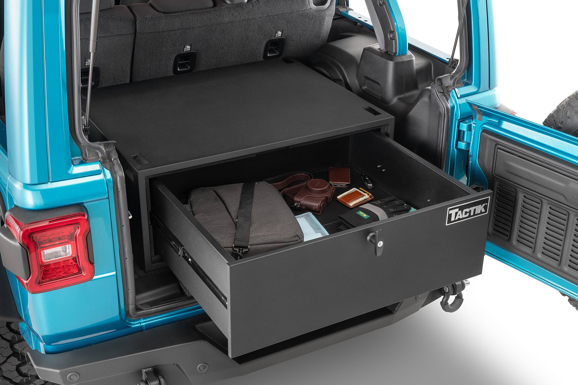 TACTIK Storage Box for 07-26 Jeep Wrangler JK & JL