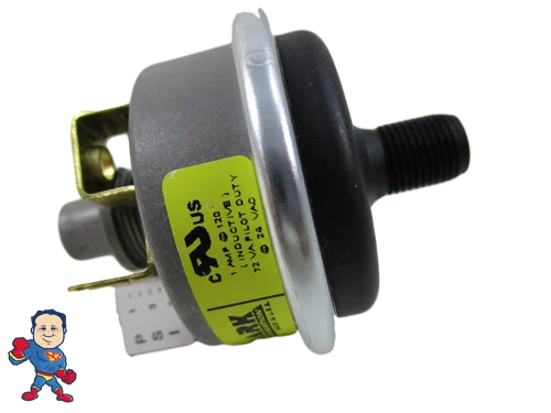 Tecmark 3903-DF Field Adjustable Pressure Switch 1A SPST 1/8″mpt – Gecko Compatible