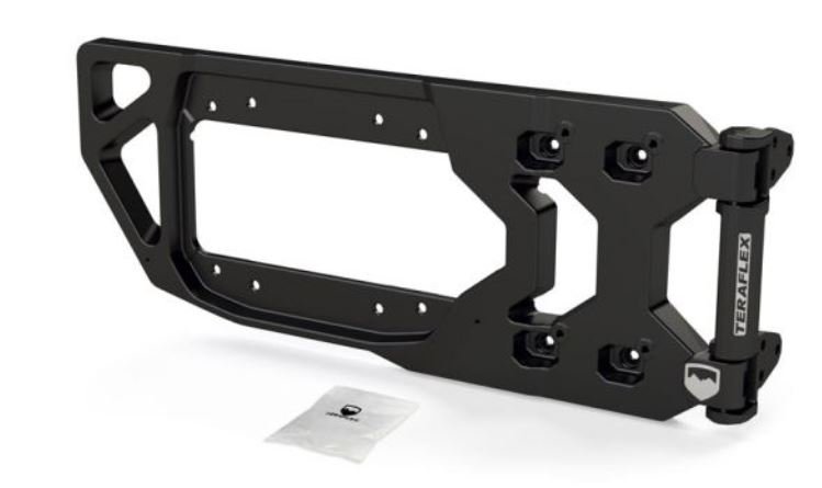 Teraflex 4838900 Alpha HD Hinged Spare Tire Carrier Kit for 18-26 Jeep Wrangler JL