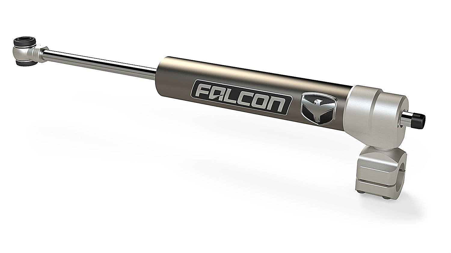 Teraflex 01-02-21-110-112 Falcon Nexus EF 2.1 Steering Stabilizer for 07-26 Jeep Wrangler JK, JL, & Gladiator JT with 1.5" Tie Rod