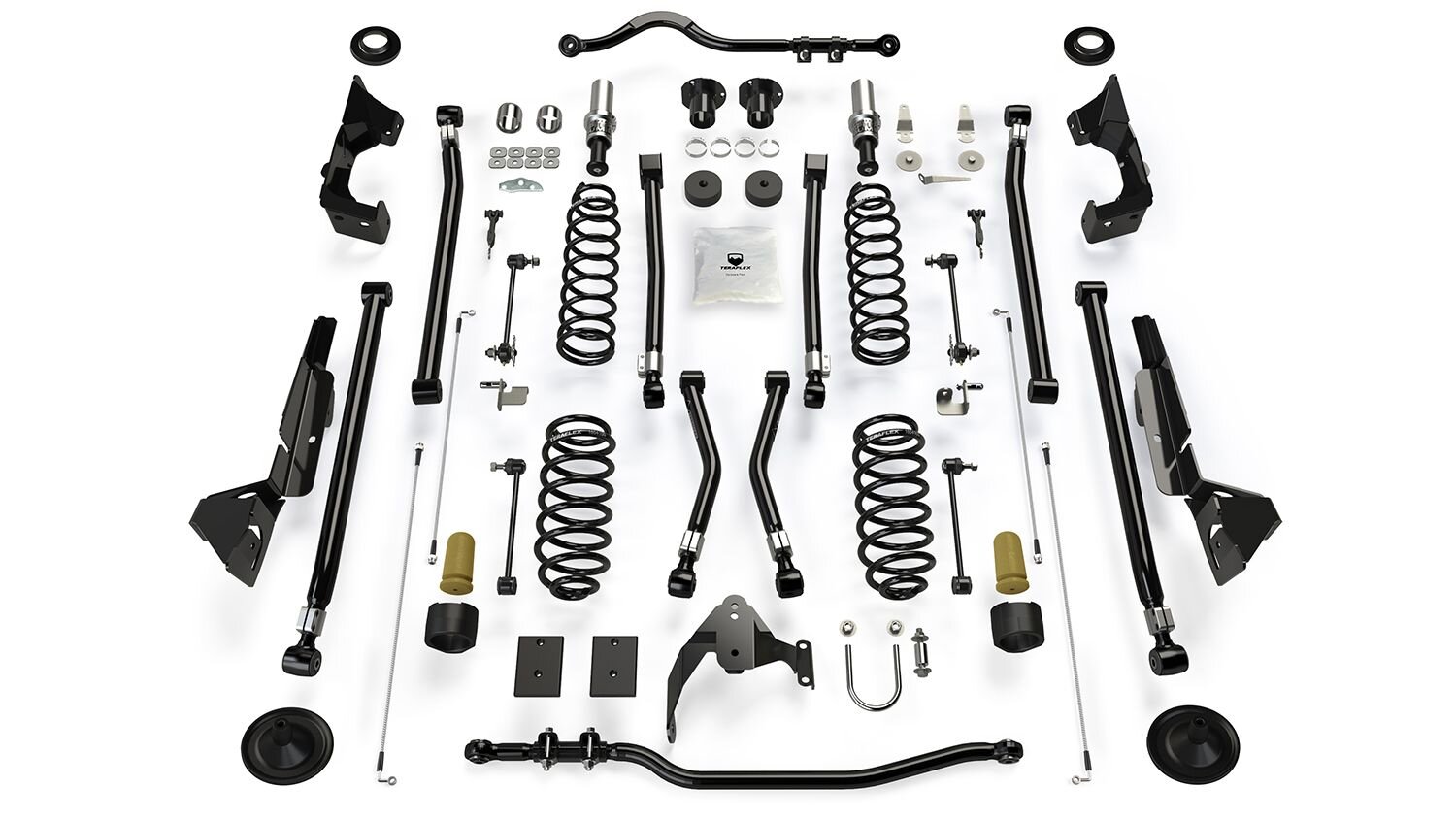 Teraflex 4" Alpine RT4 Long Arm Suspension System for 07-18 Jeep Wrangler JK