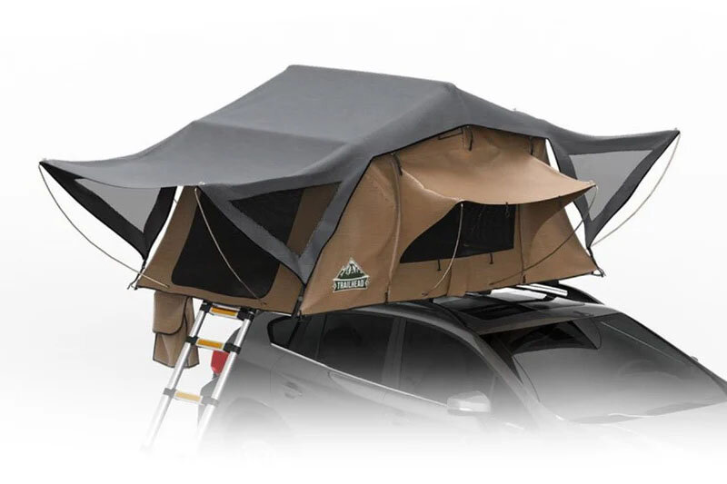 Tuff Stuff Overland TS-RTT-TRAILHEAD Trailhead Rooftop Tent, 2 Person, in Tan