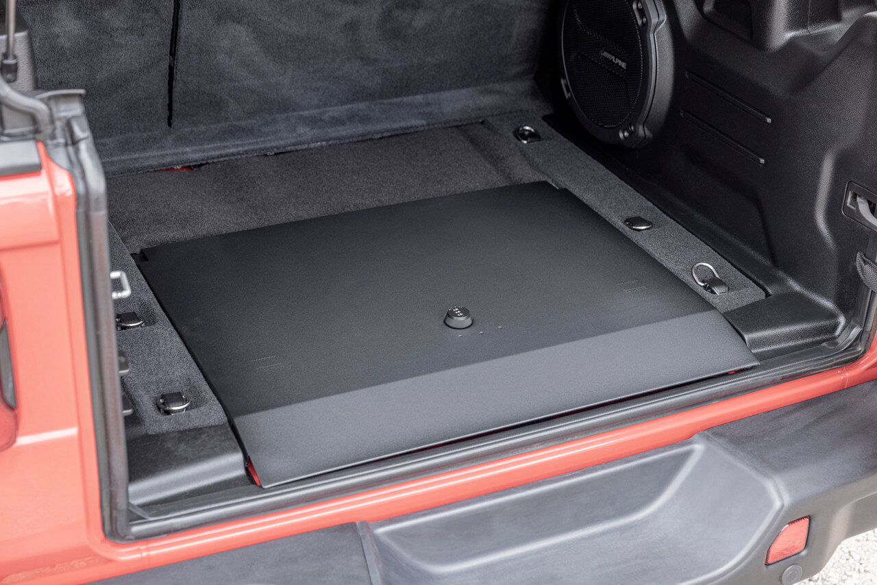 Tuffy 358-01-A Locking Cubby Cover for 18-26 Jeep Wrangler JL Unlimited 4-Door