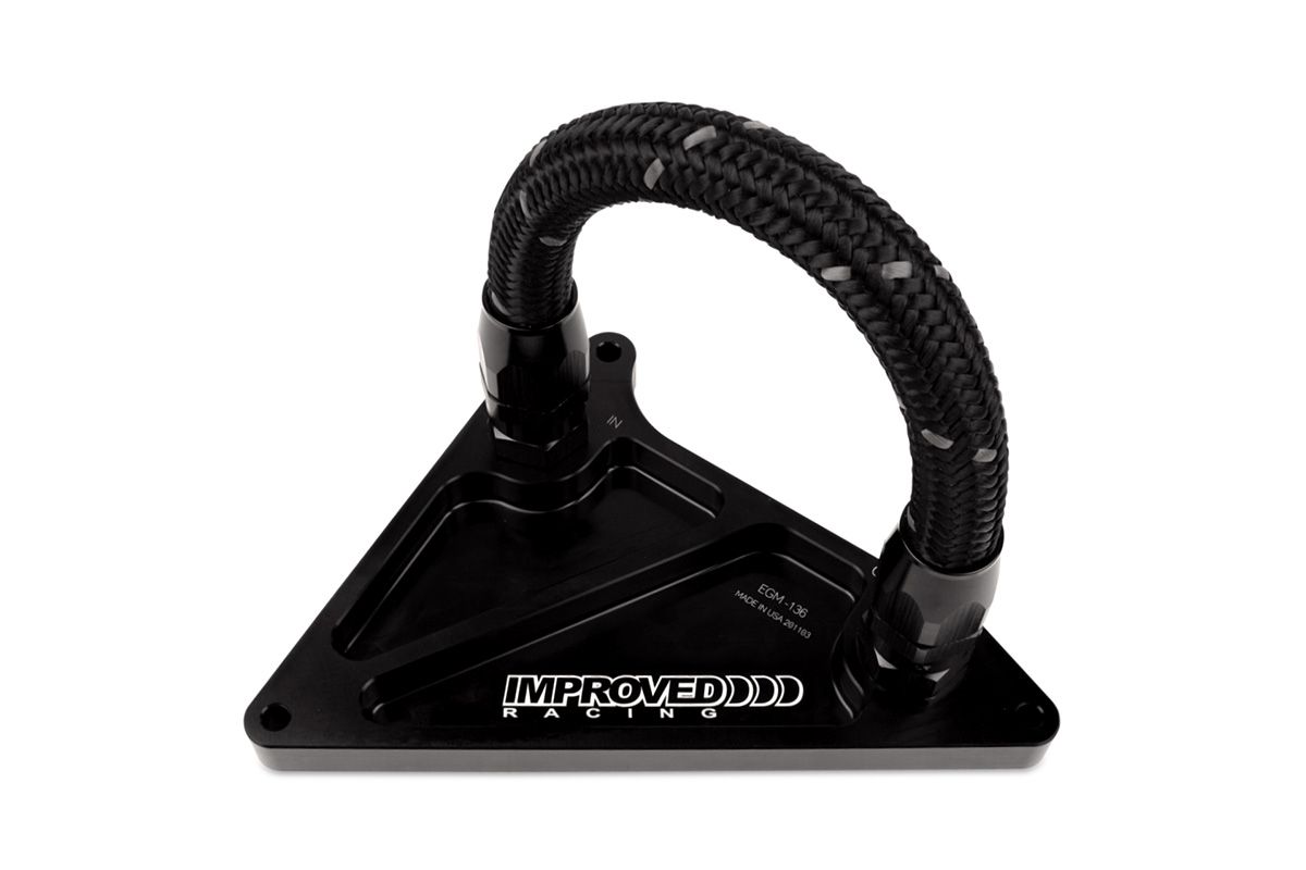 6th Gen Camaro SS / ZL1 Oil Adapter Temporary Loop Line, Straight