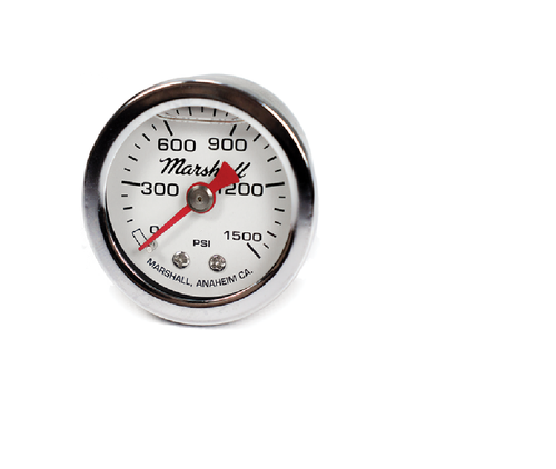 Nitrous Outlet 00-63001 Nitrous Bottle Pressure Gauge 0-1500psi Liquid Filled
