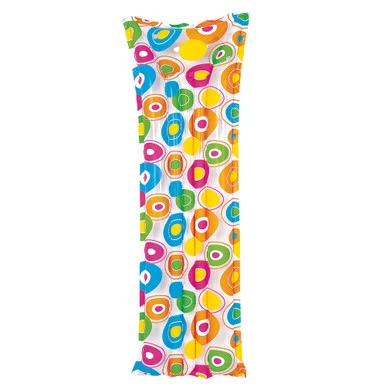 Vibrant Pool Fun with 6′ Colorful Circles Inflatable Swimming Pool Float
