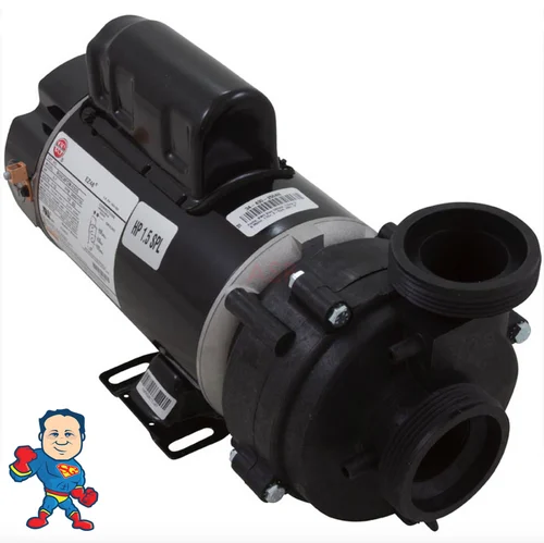 Vico Ultima 48 Frame Dual Speed Spa Pump 1.0-1.5HP 115V 2″ Side Discharge Replacement