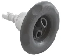 Waterway 4 Inch Twin Large Roto Scallop Poly Storm Jet Gray 229-8177