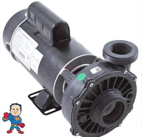 Waterway Hi-Flo 2.6HP Spa Pump | 230V 2-Speed 48-Frame | 2″ x 2″ Side Discharge