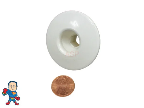 Waterway Ozone Cluster Bullet Jet Internal – 2″ Face, White, Smooth, Fixed, 1″ Thread