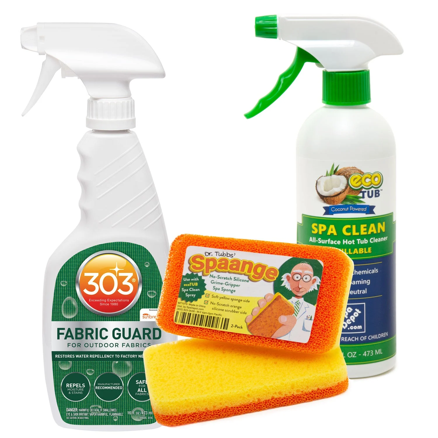WeatherShield Fabric Spa Cover Care Kit Deal