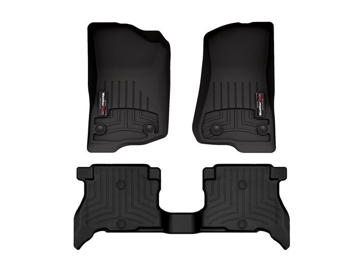 WeatherTech 441313-1-5 DigitalFit Front & Rear Floor Liners for 21-23 Jeep Wrangler JL Unlimited 4-Door 4Xe
