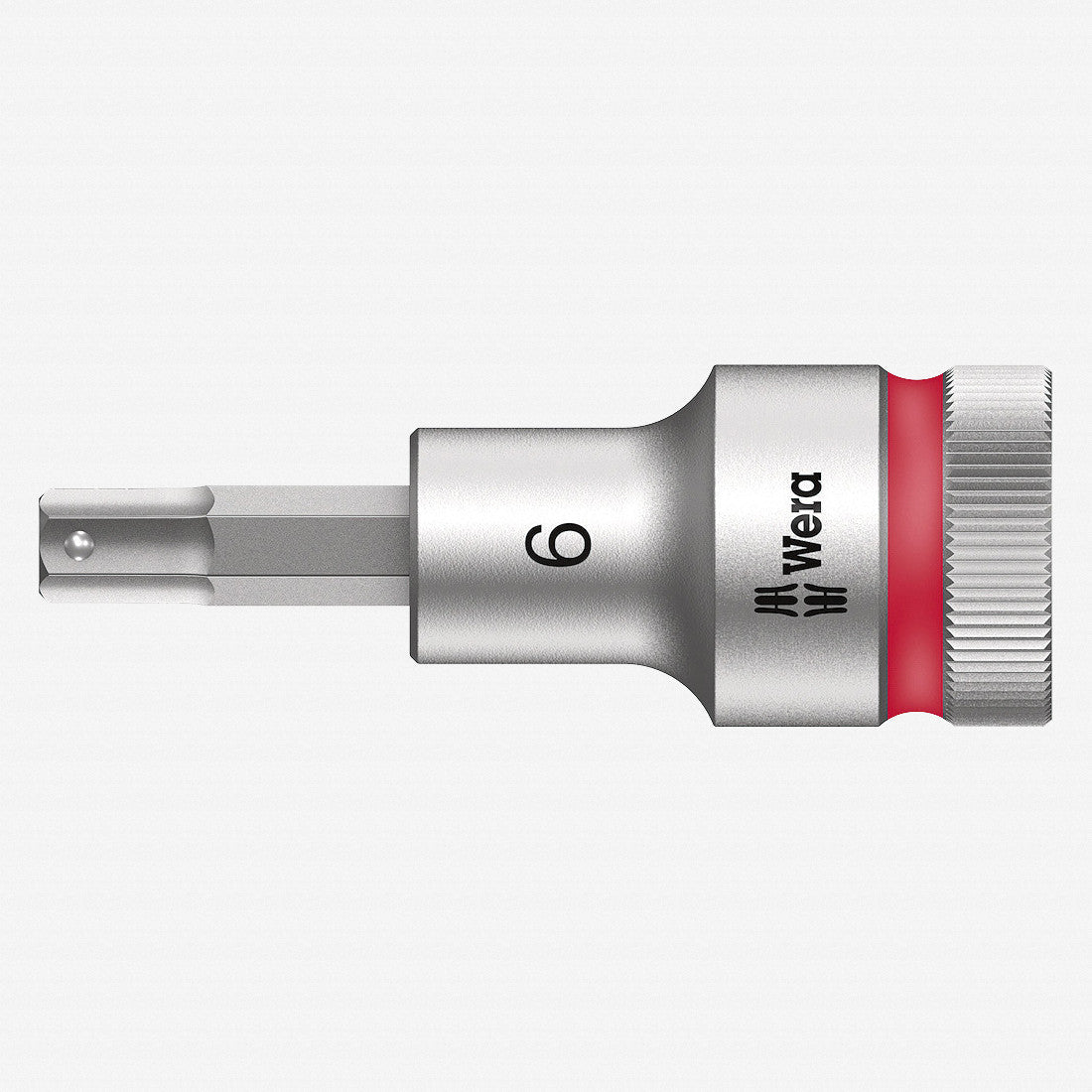 Wera 003822 1/2" Drive Zyklop Hex-Plus Bit Socket with Holding Function 6mm