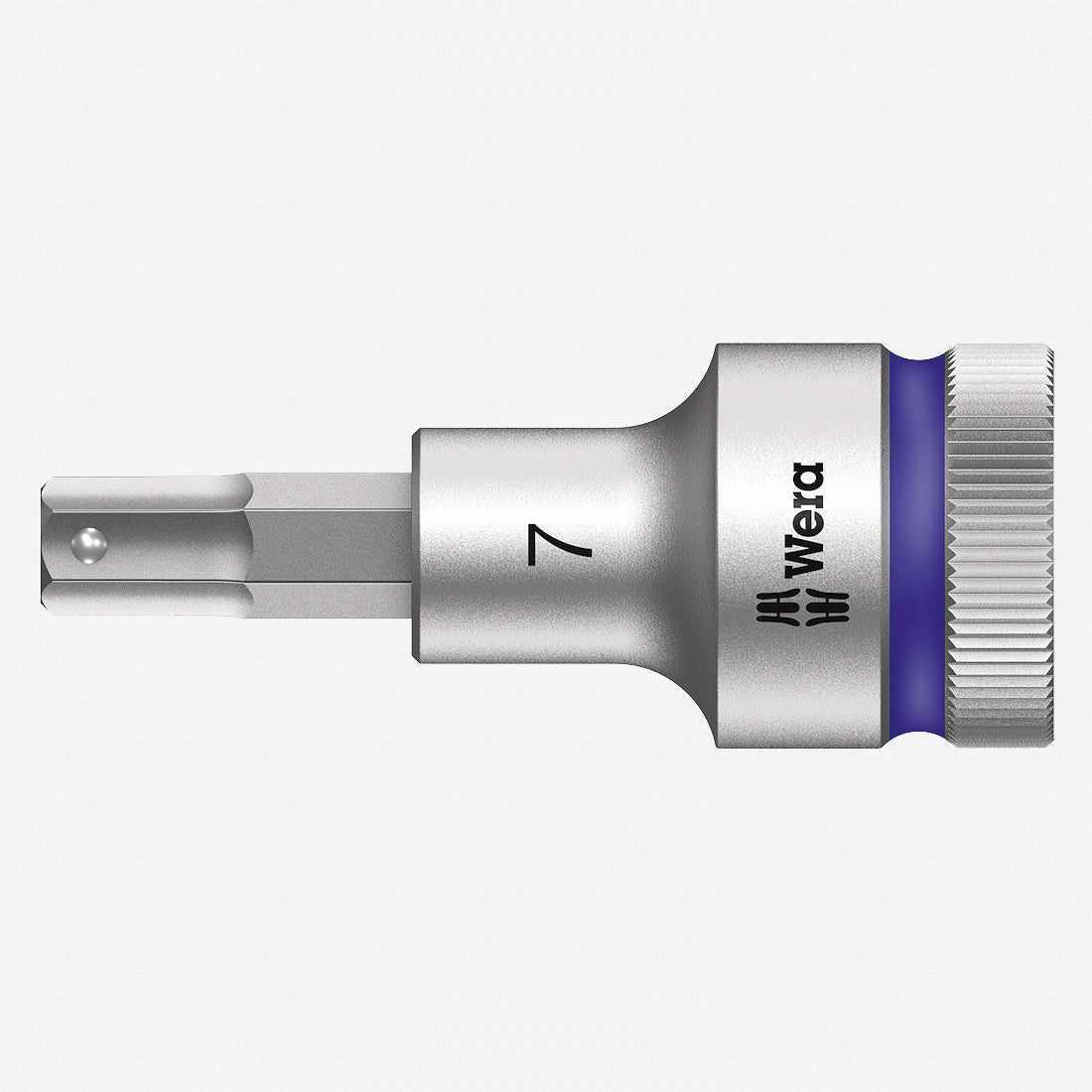 Wera 003823 1/2" Drive Zyklop Hex-Plus Bit Socket with Holding Function 7mm