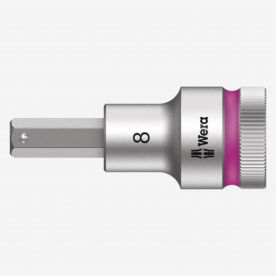 Wera 003824 1/2" Drive Zyklop Hex-Plus Bit Socket with Holding Function 8mm