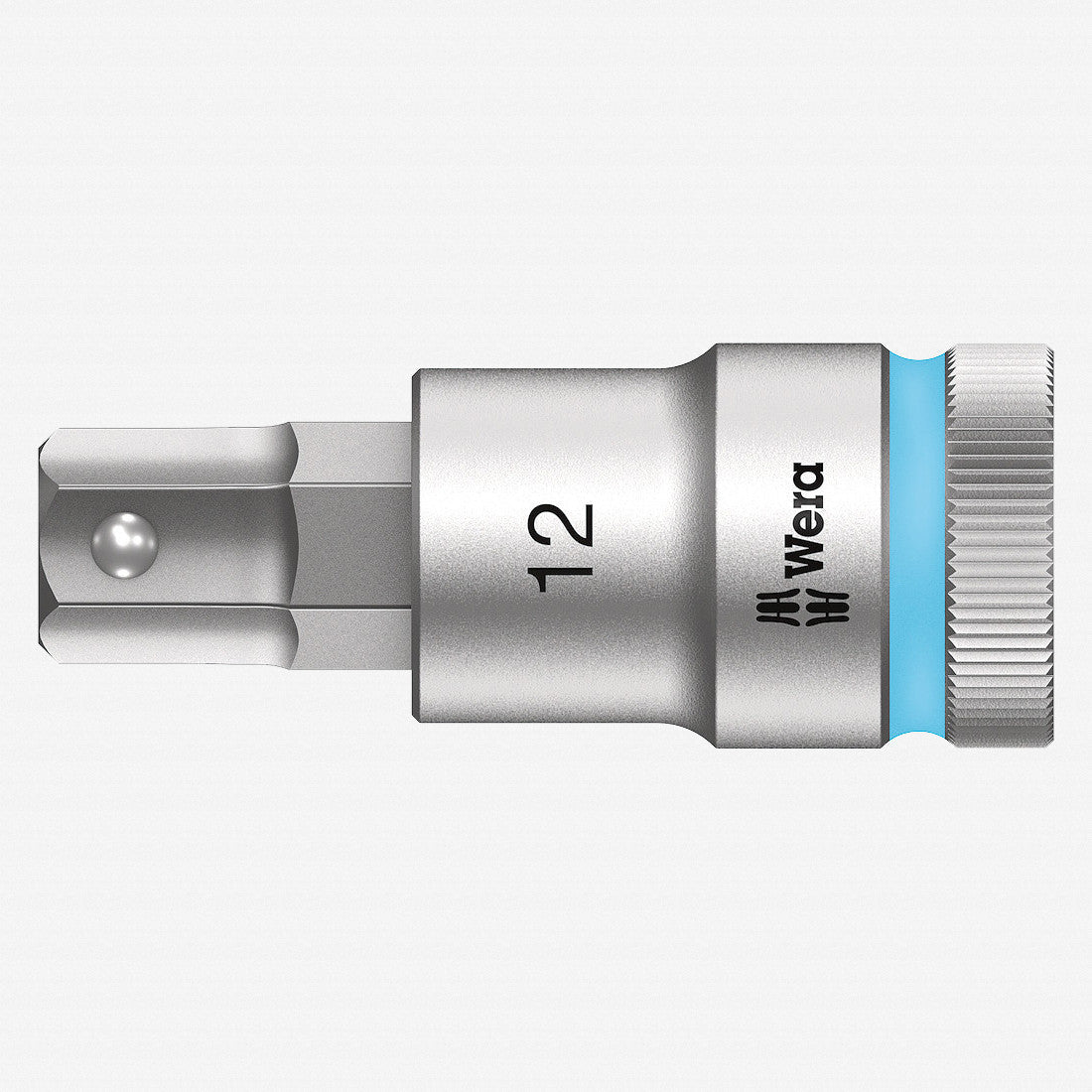 Wera 003826 1/2" Drive Zyklop Hex-Plus Bit Socket with Holding Function 12mm