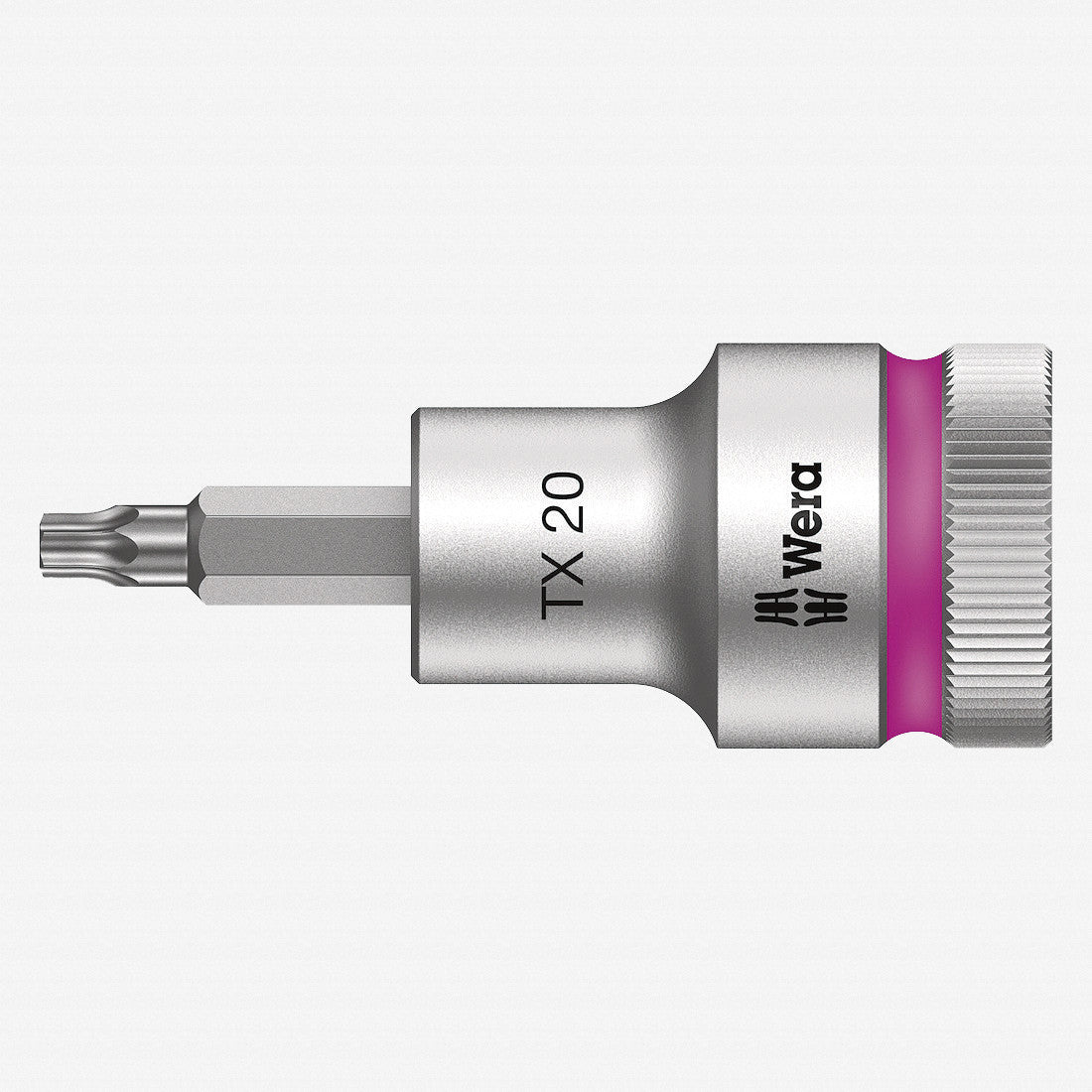 Wera 003830 1/2" Drive Zyklop TORX Bit Socket with Holding Function, T20