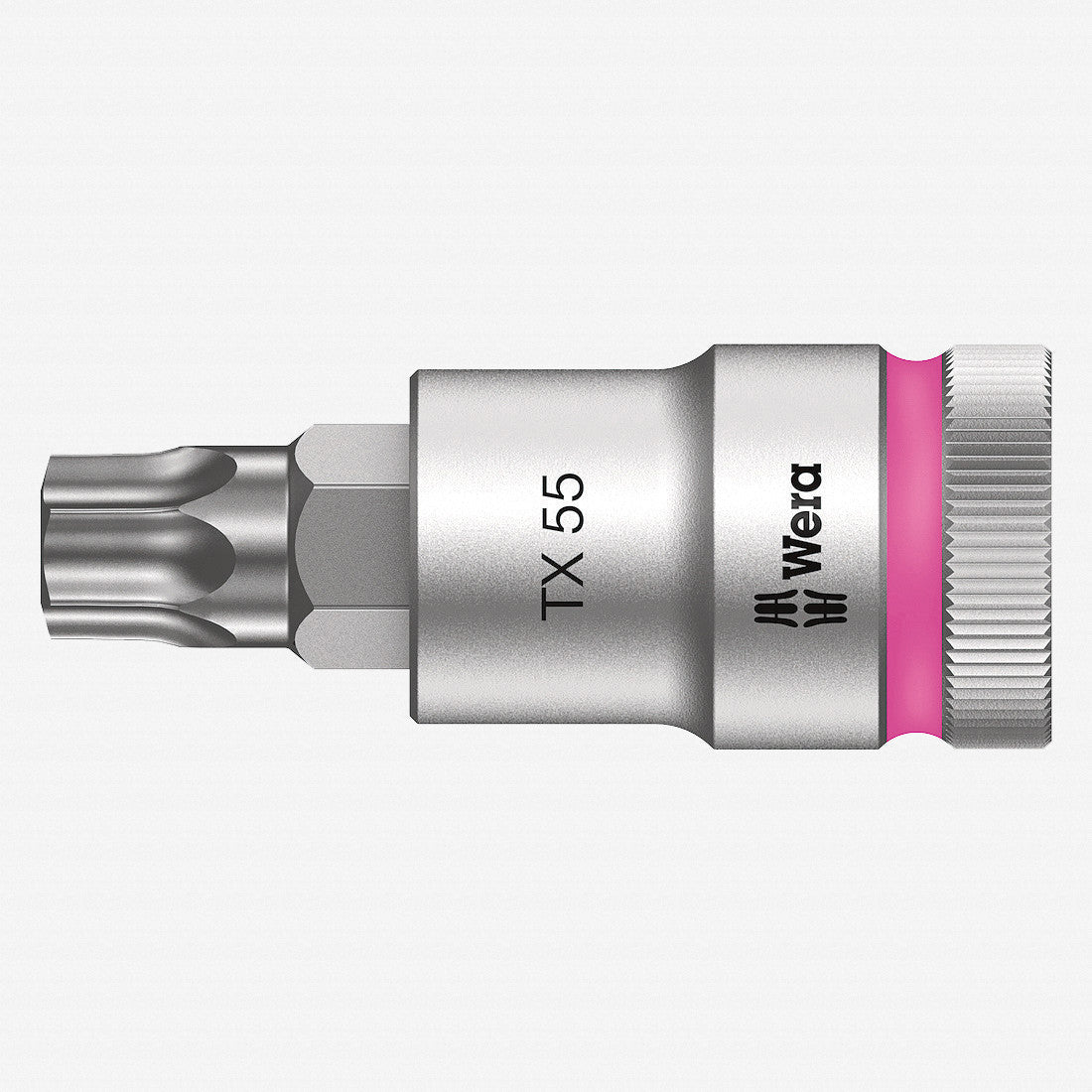 Wera 003837 1/2" Drive Zyklop TORX Bit Socket with Holding Function T55