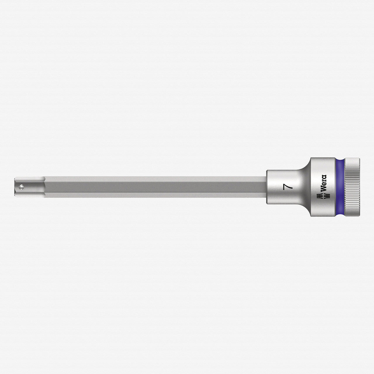 Wera 003843 1/2" Drive Zyklop Hex-Plus Bit Socket with Holding Function 7mm Long