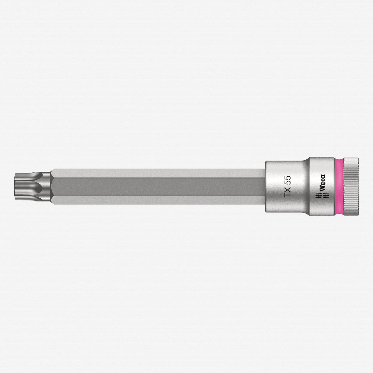 Wera 003857 1/2" Drive Zyklop TORX Bit Socket with Holding Function T55 Long