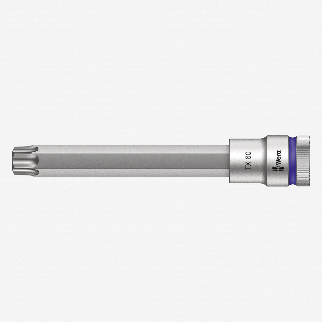 Wera 003858 1/2" Drive Zyklop TORX Bit Socket with Holding Function T60 Long