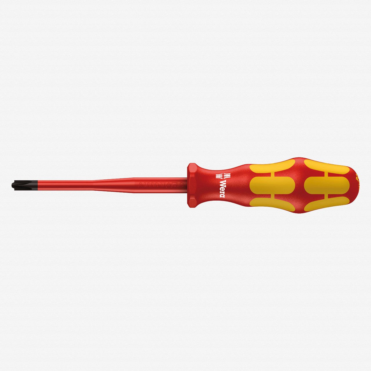 Wera 020132 Kraftform Plus VDE PlusMinus (PoziDriv/slotted) Screwdriver, #1 x 80mm