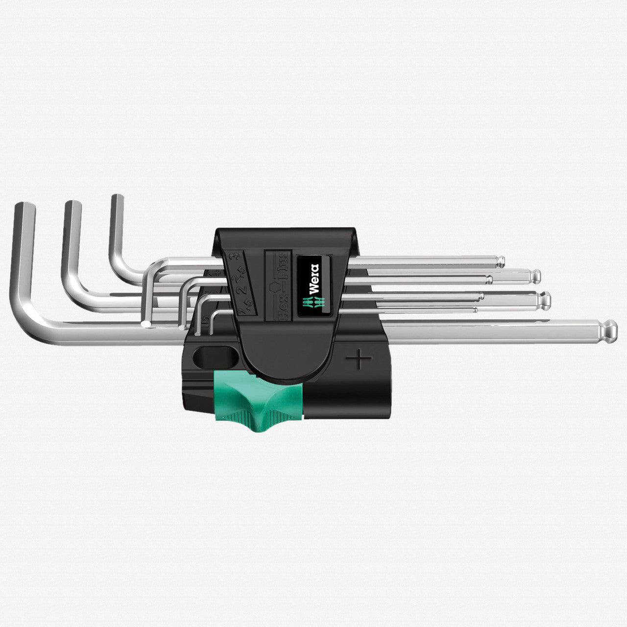 Wera 022181 Chrome Ball End Hex Metric L-key Set