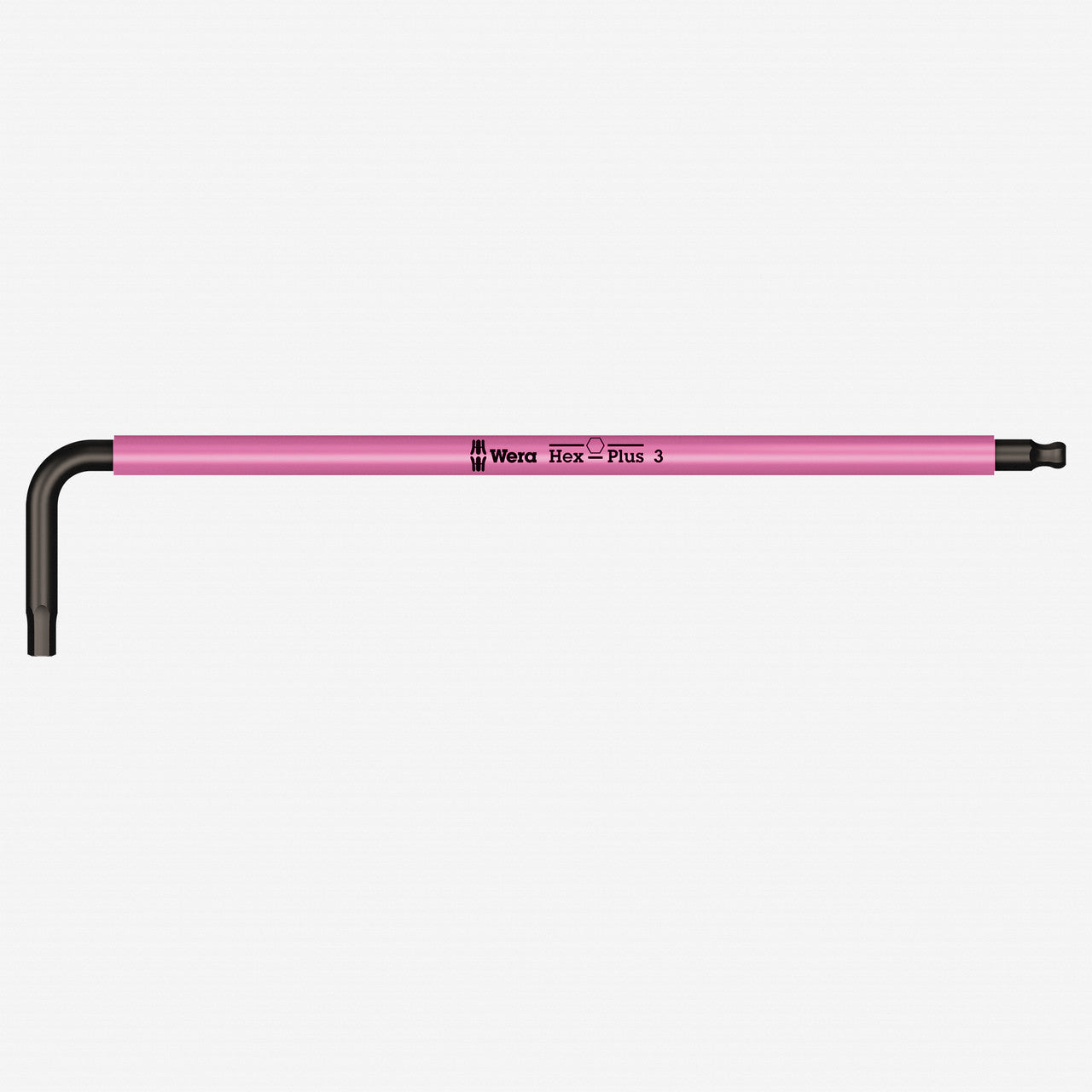 Wera 022606 3 x 123mm Hex + Ball End Hex L-key (Pink)